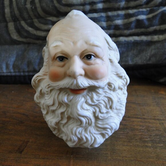Porcelain Santa Claus Head - Picture 1 of 7